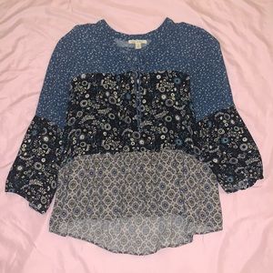 Fall Hippie Patterned Top